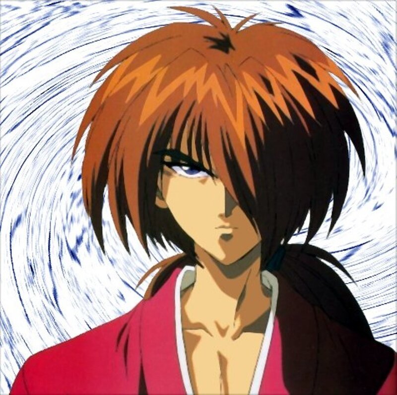 anime character with spiky hair