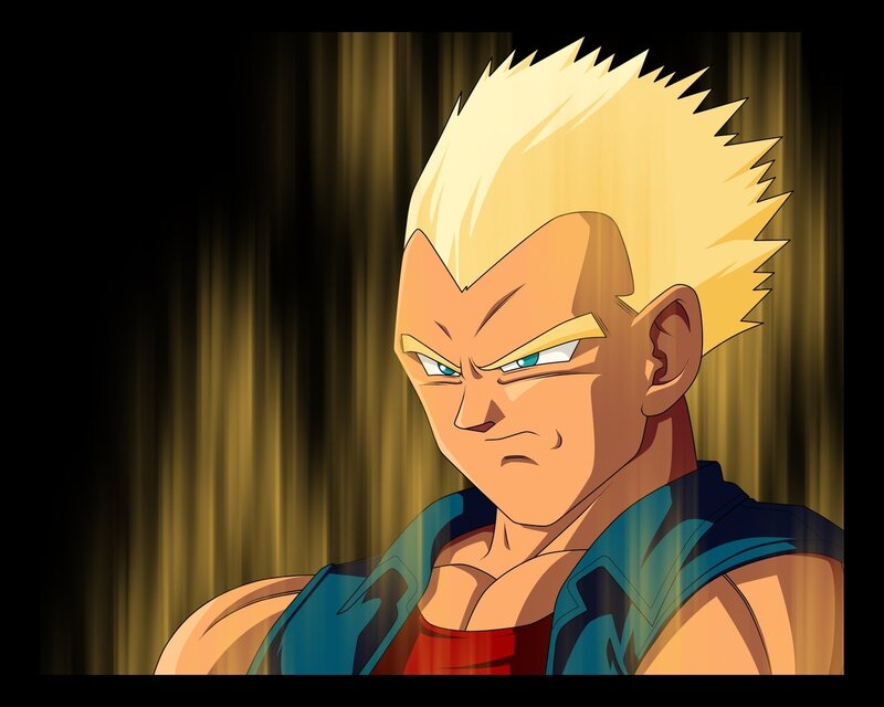 anime character with spiky hair