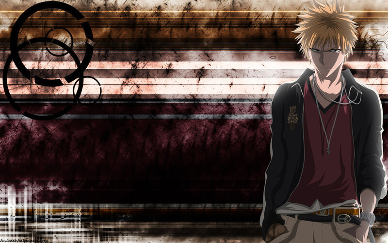 anime character with spiky hair