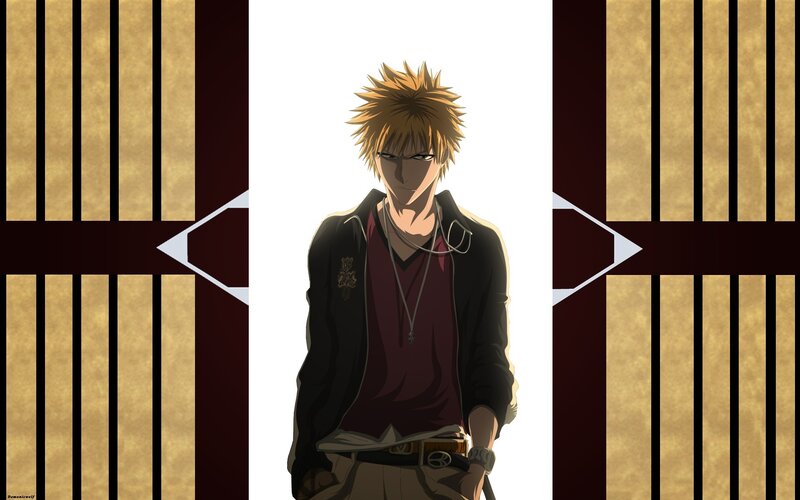 Anime character with spiky hair