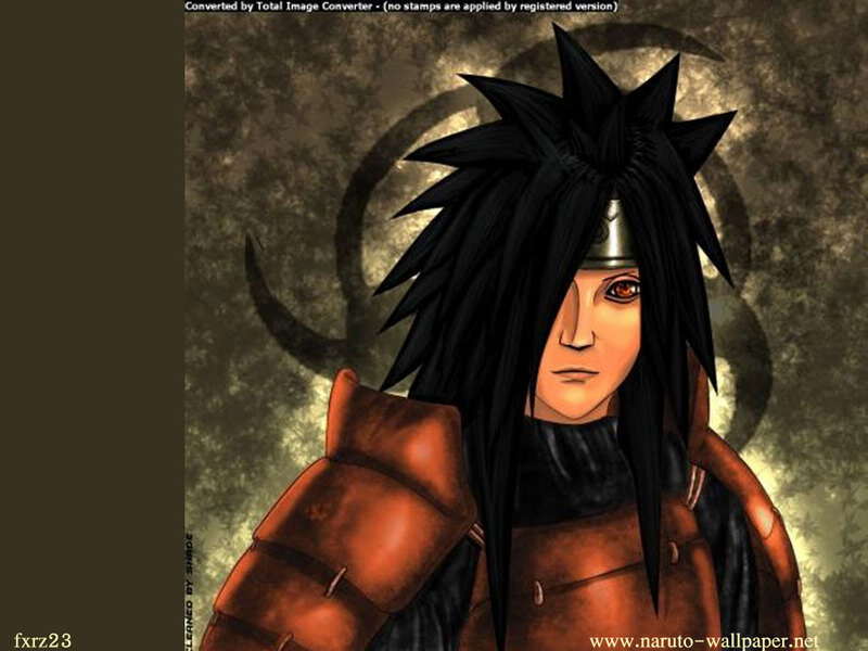 Anime Character with Spiky Hair — Black, Dramatic