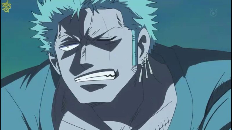 Anime Character with Spiky Hair — Blue, Intense, Spiky Hair