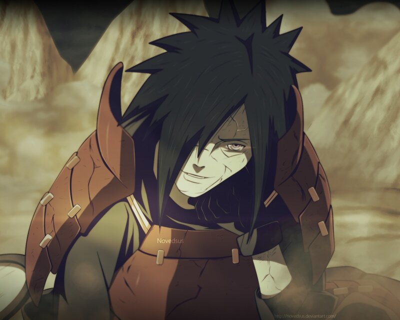 Anime Character with Spiky Hair — Brown
