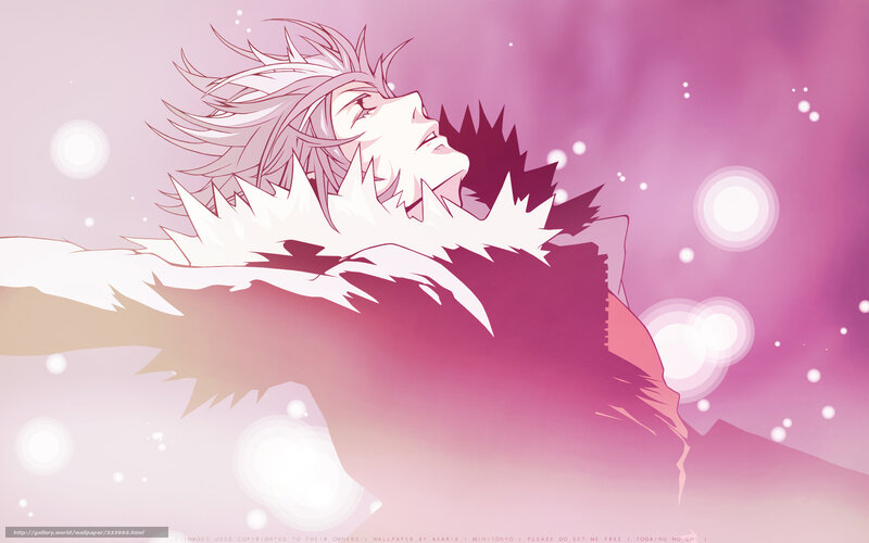 Anime Character with Spiky Hair — Pink, Dreamy, Manga
