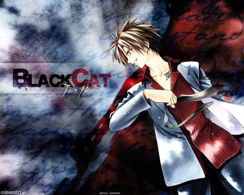 Anime Character with Spiky Hair — Red