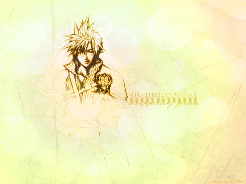 Anime Character with Spiky Hair — Yellow, Dramatic, Manga