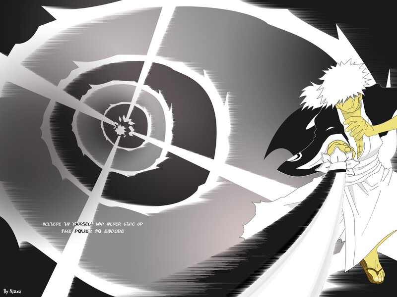 anime character with spiral effect
