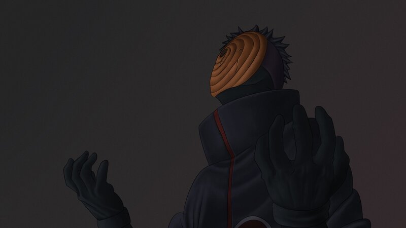 anime character with spiral mask