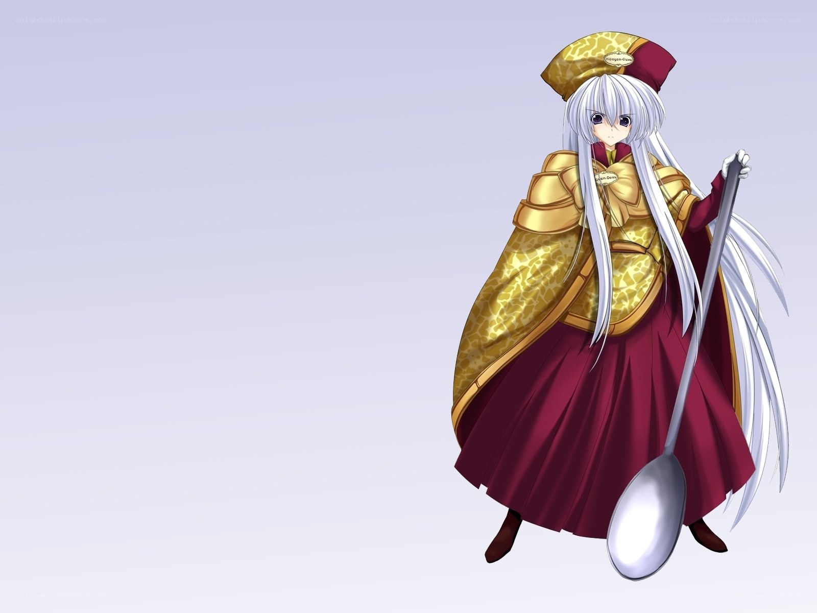 anime character with spoon