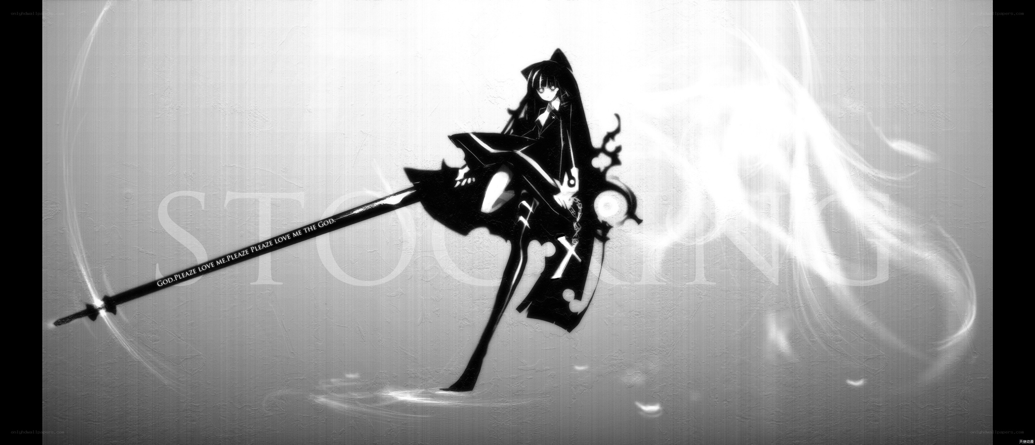 anime character with staff