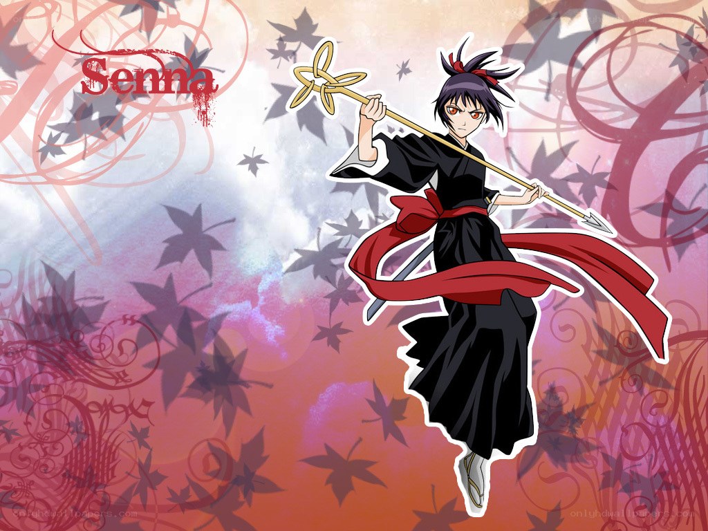Anime character with staff