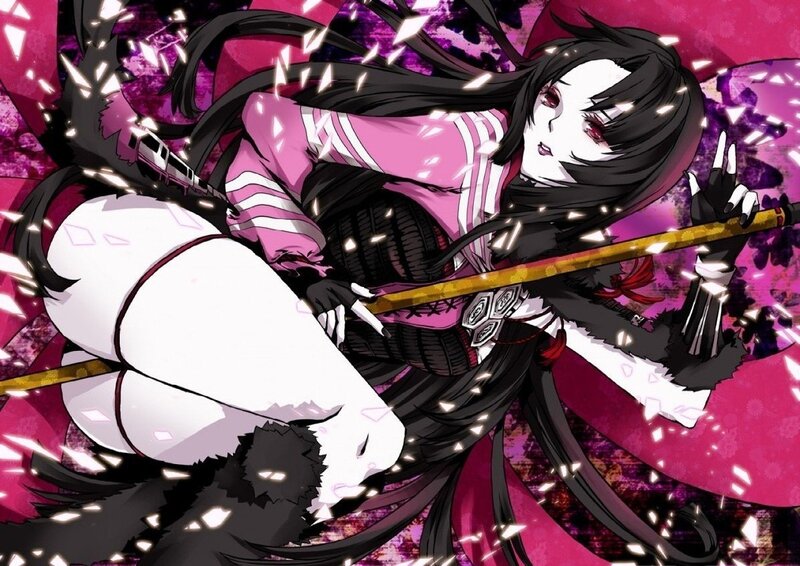 Anime Character with Staff — Pink