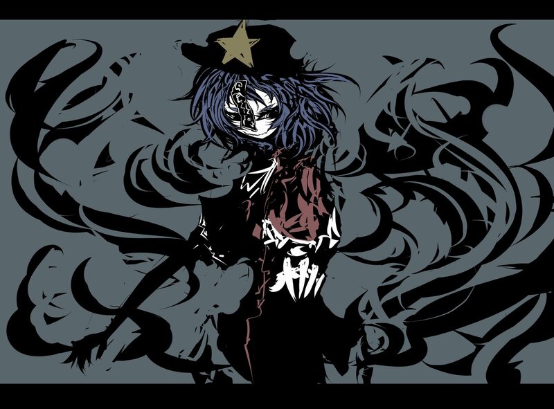 anime character with star hat