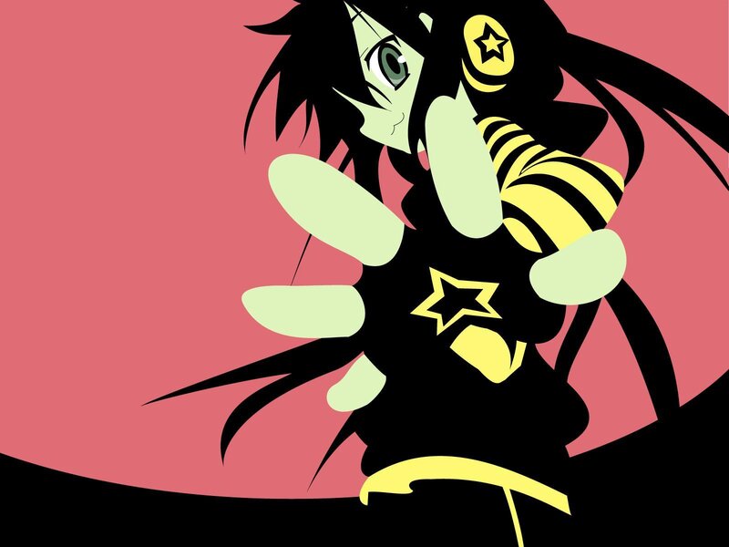 anime character with star motif