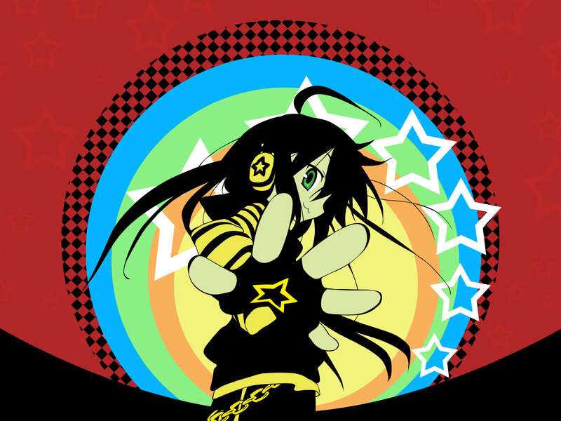 anime character with star motif