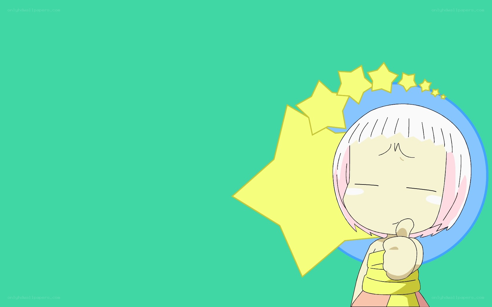 anime character with stars