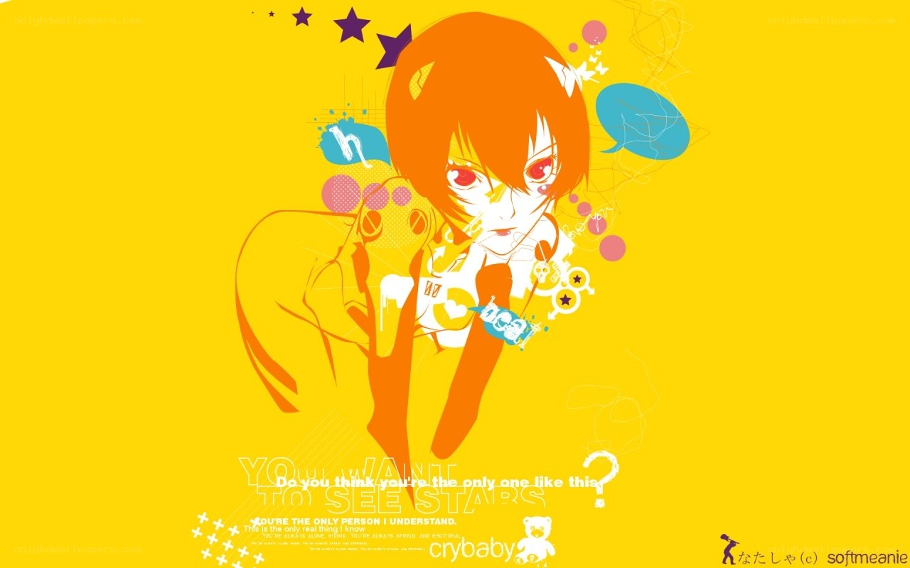 anime character with stars