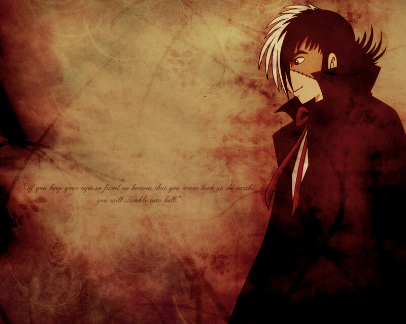 Anime Character with Stitched Face — Brown