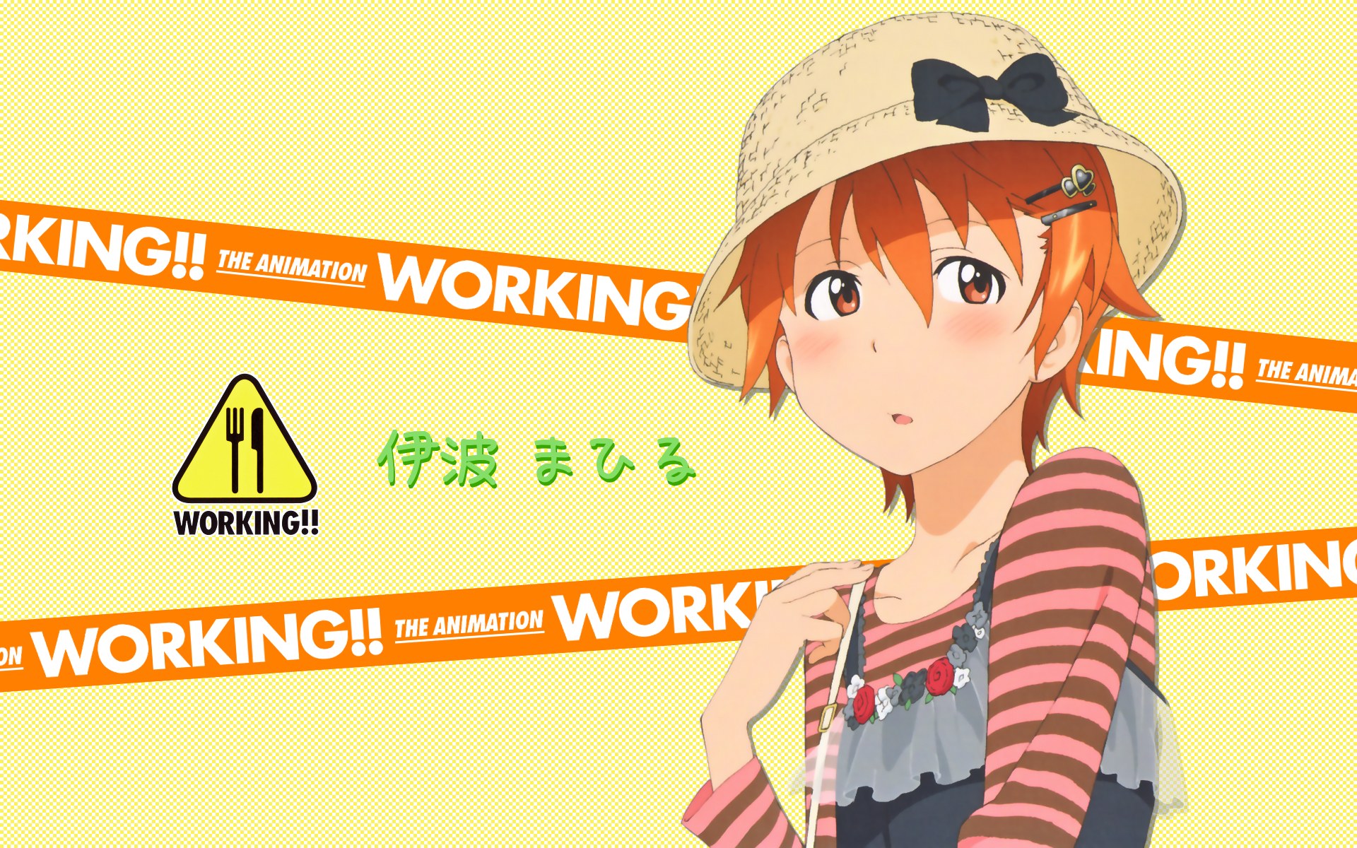 Anime character with straw hat