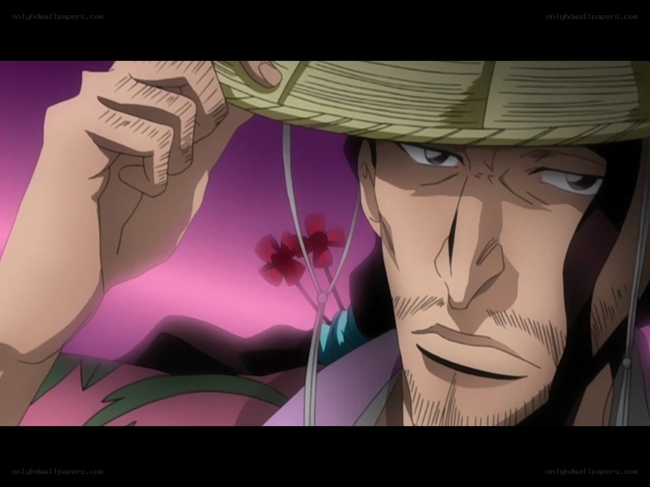 anime character with straw hat