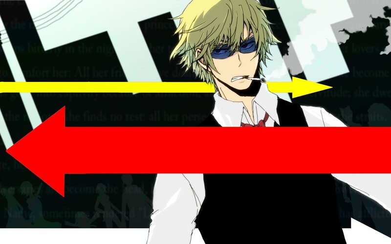 anime character with sunglasses