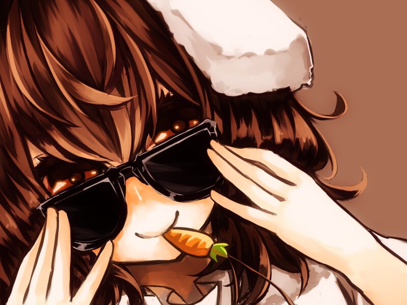 anime character with sunglasses