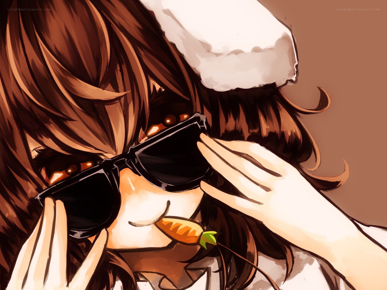 anime character with sunglasses