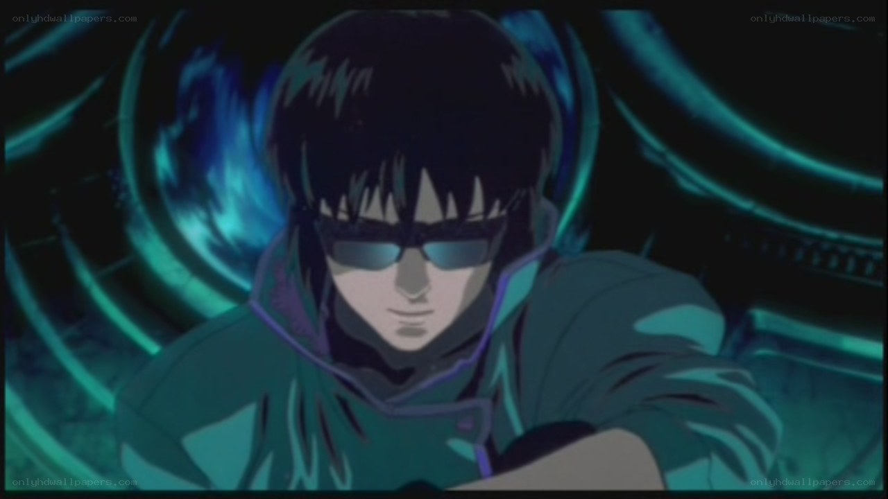 anime character with sunglasses