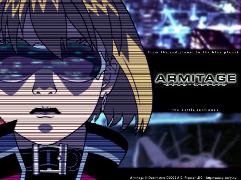 Anime Character with Sunglasses — Blue