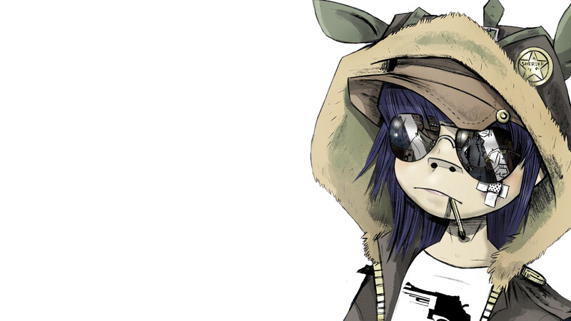 Anime Character with Sunglasses — Purple, Cool
