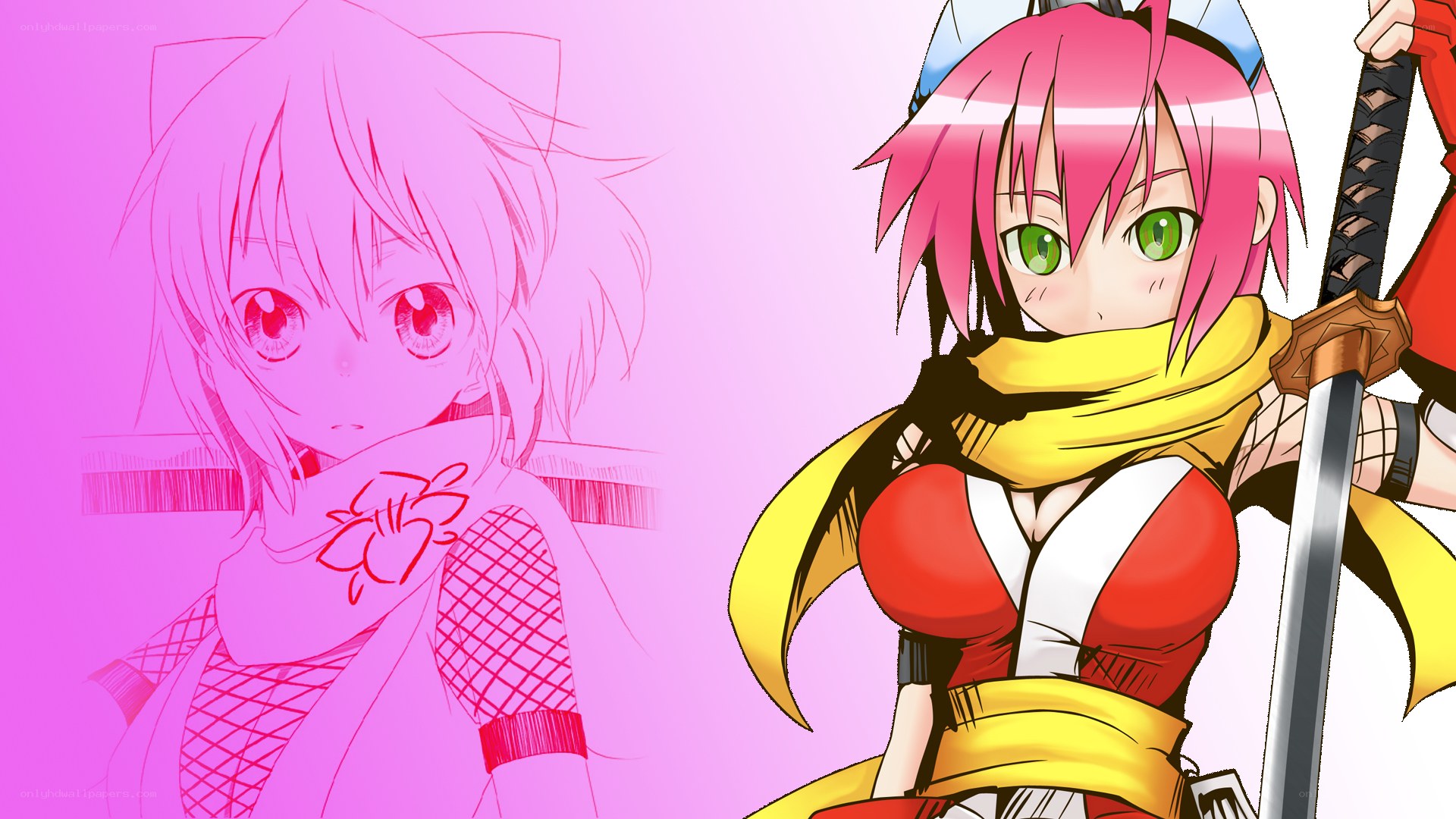 Anime character with sword
