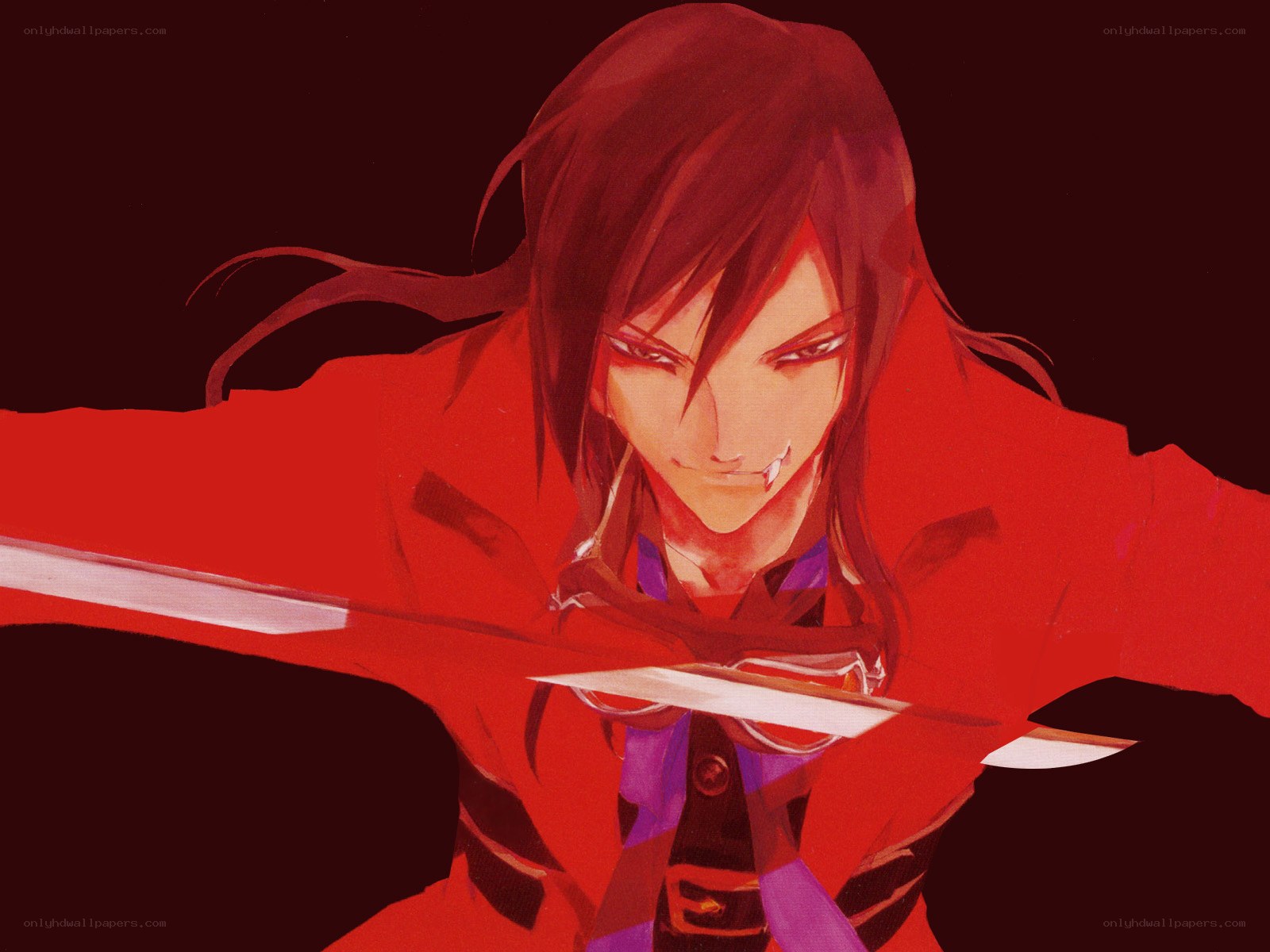 anime character with sword