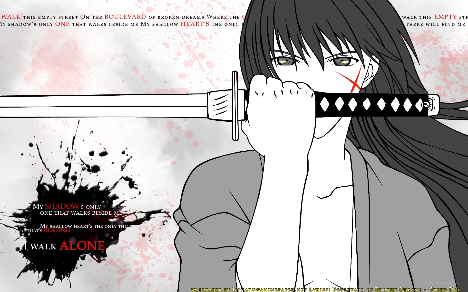 anime character with sword
