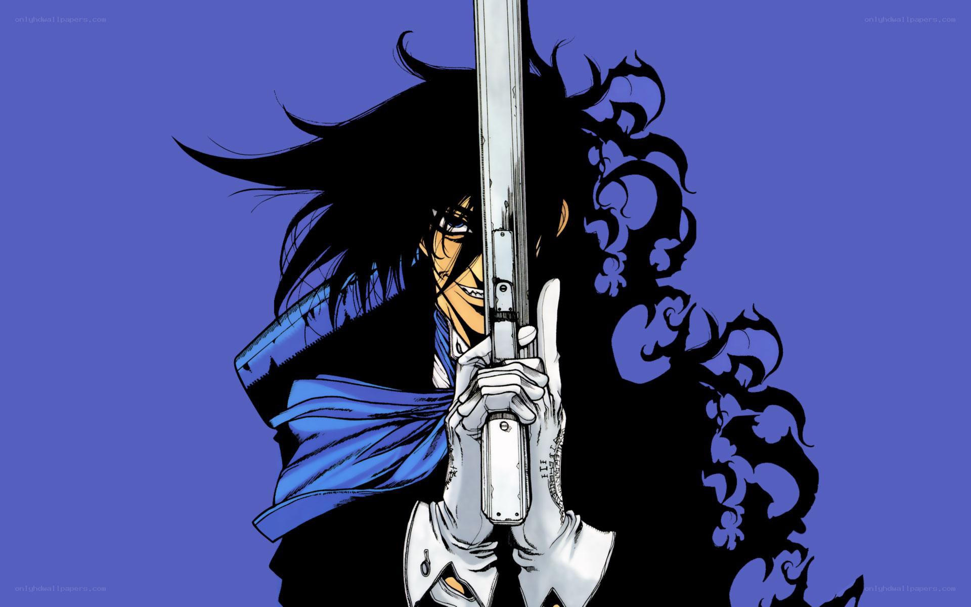 anime character with sword