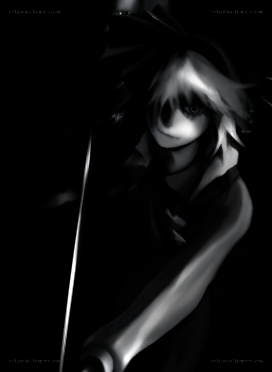 anime character with sword