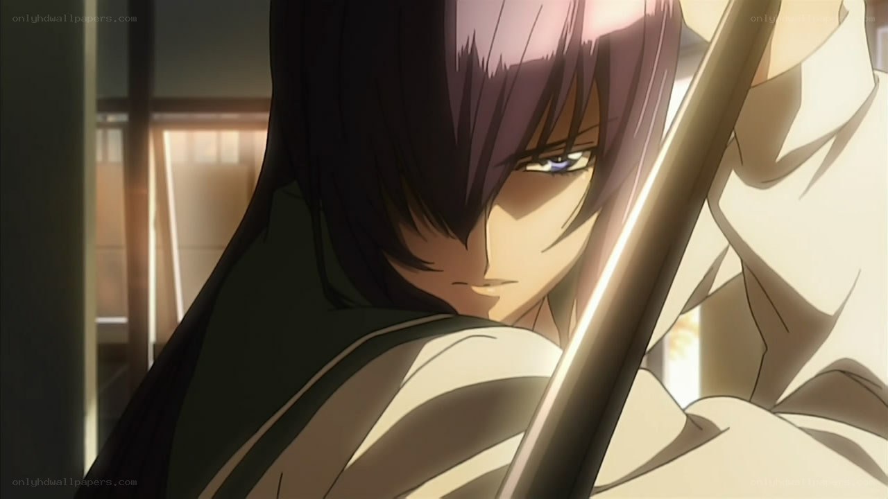 anime character with sword
