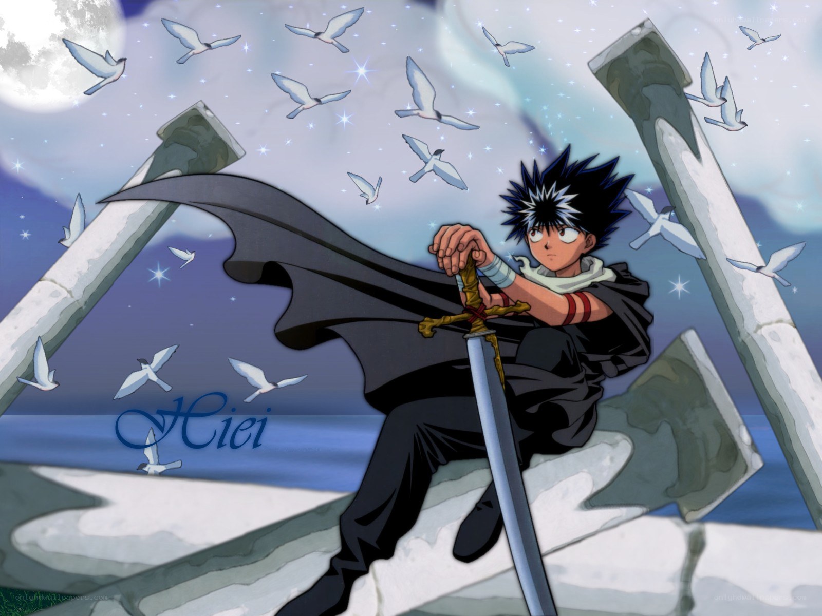 Anime character with sword