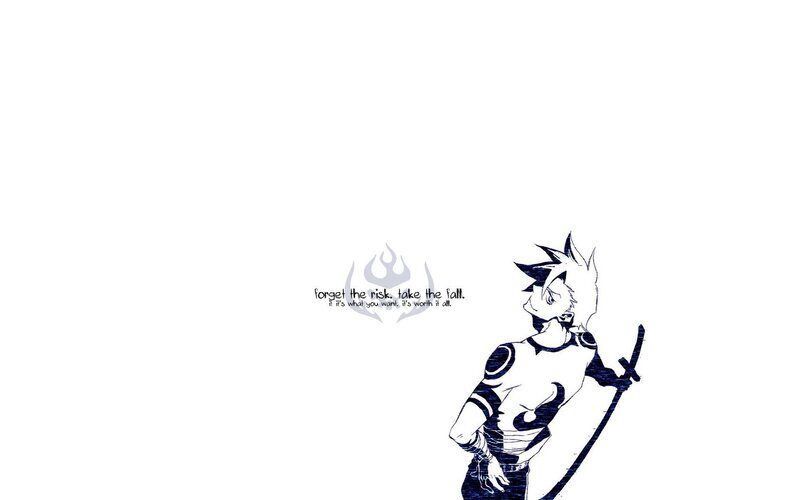 anime character with sword