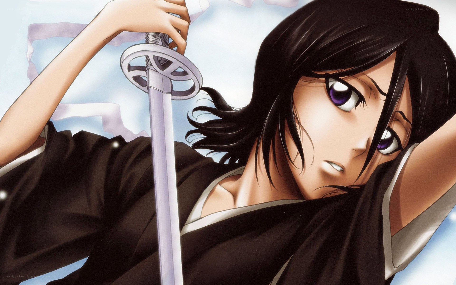 anime character with sword
