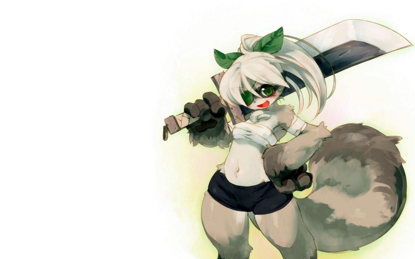 anime character with sword