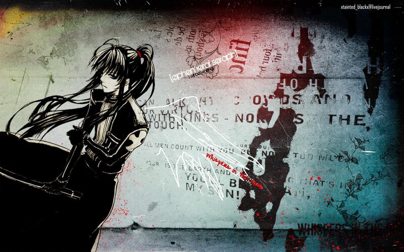 anime character with sword