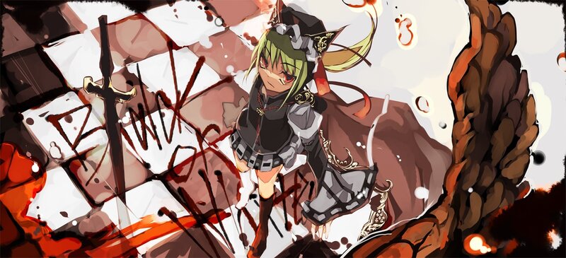 anime character with sword