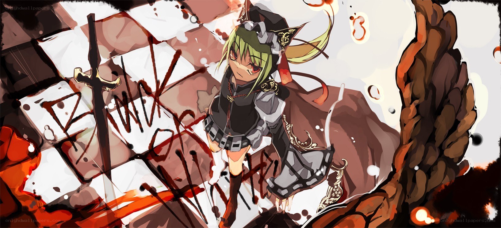 anime character with sword