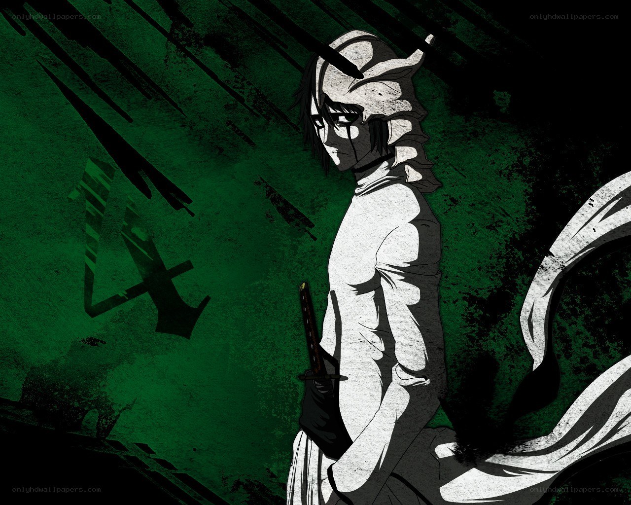 anime character with sword