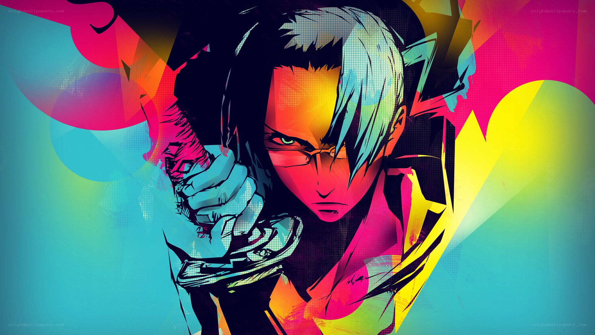 anime character with sword