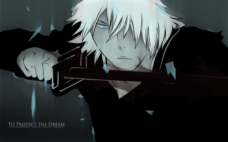 anime character with sword