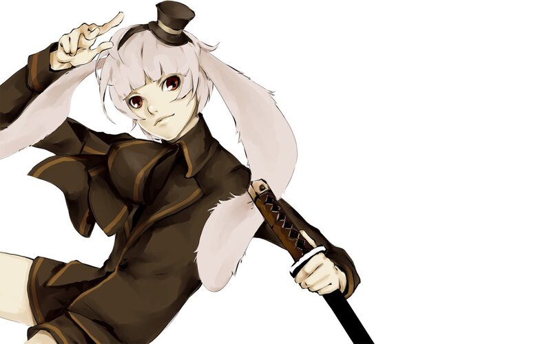 anime character with sword