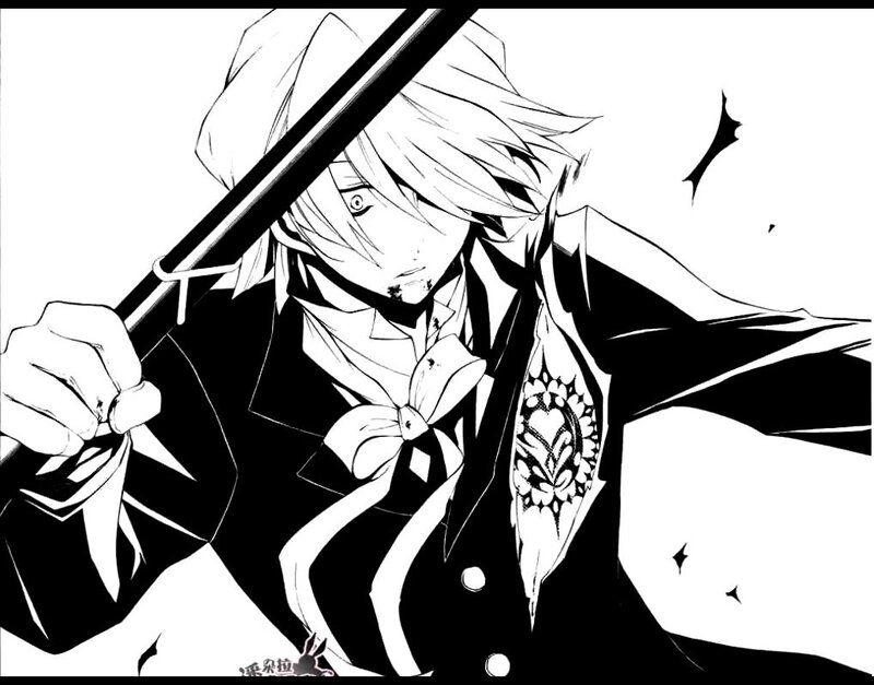 anime character with sword