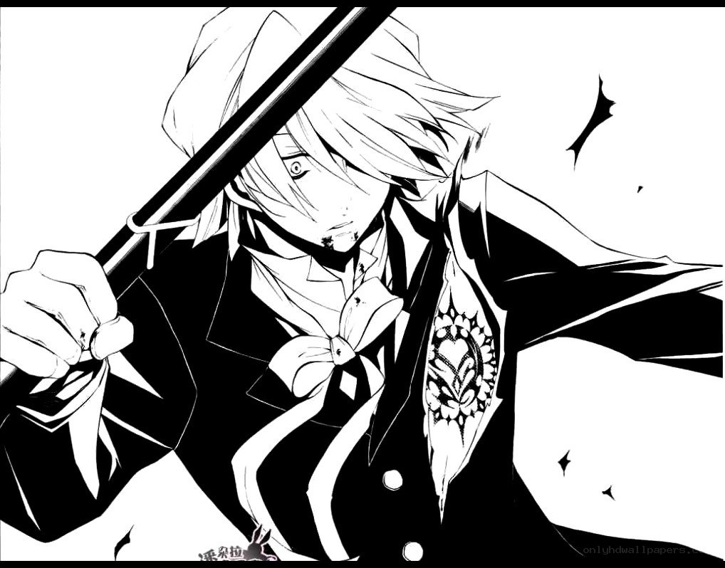 anime character with sword