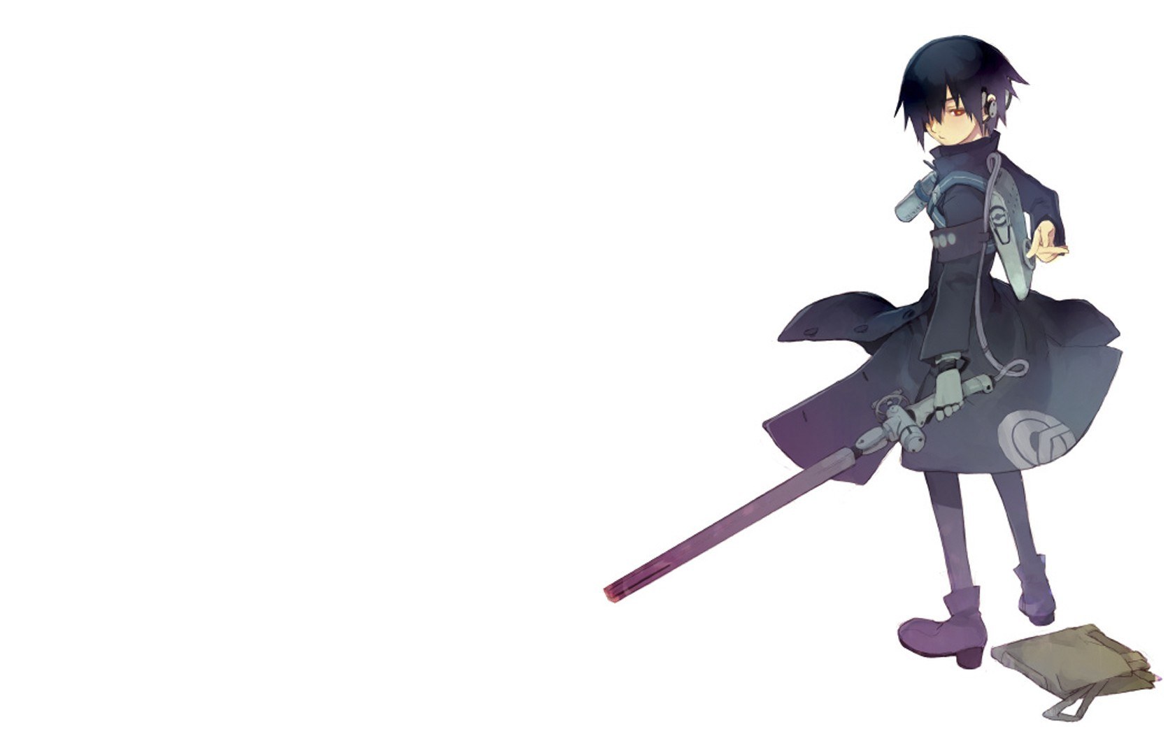 anime character with sword